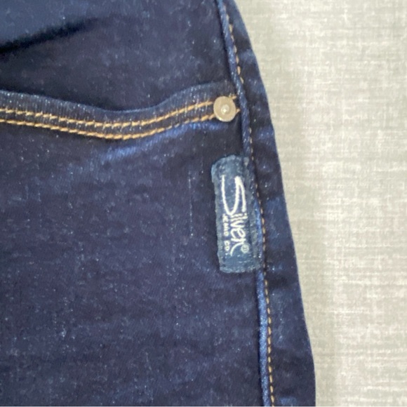 Silver Avery Capri Pants Denim Capris - Picture 3 of 10